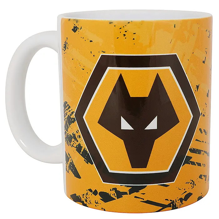 Wolves Kits Shop | Official Graphic Crest Mug Wolverhampton Wanderers Apparel